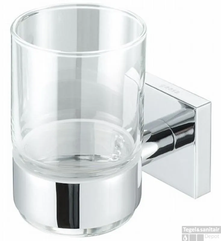 Geesa Nelio Glashouder Met Glas Chroom Lage Kosten