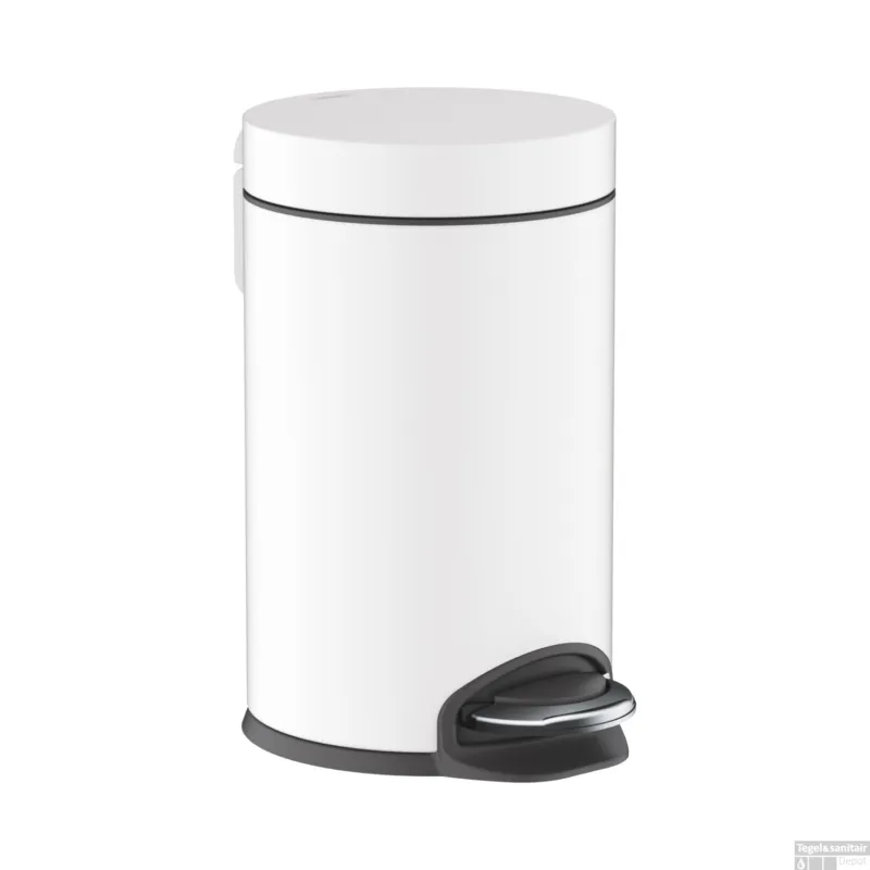 Pedaalemmer AddStoris HansGrohe 3 Liter Mat Wit Seizoensaanbieding