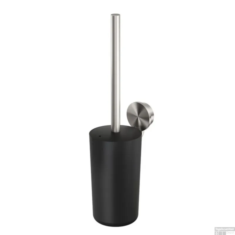 Merkproduct Toiletborstel met houder Geesa Opal RVS geborsteld