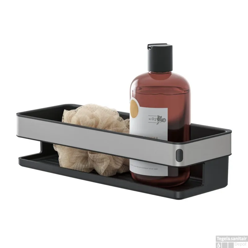 Premium Douchemand Tiger Cooper 28 cm Zwart / RVS Geborsteld