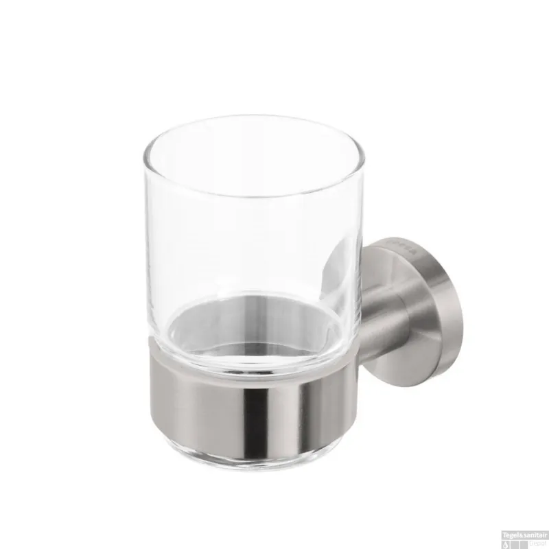 Speciale Aanbieding Glashouder Geesa Nemox met Glas RVS