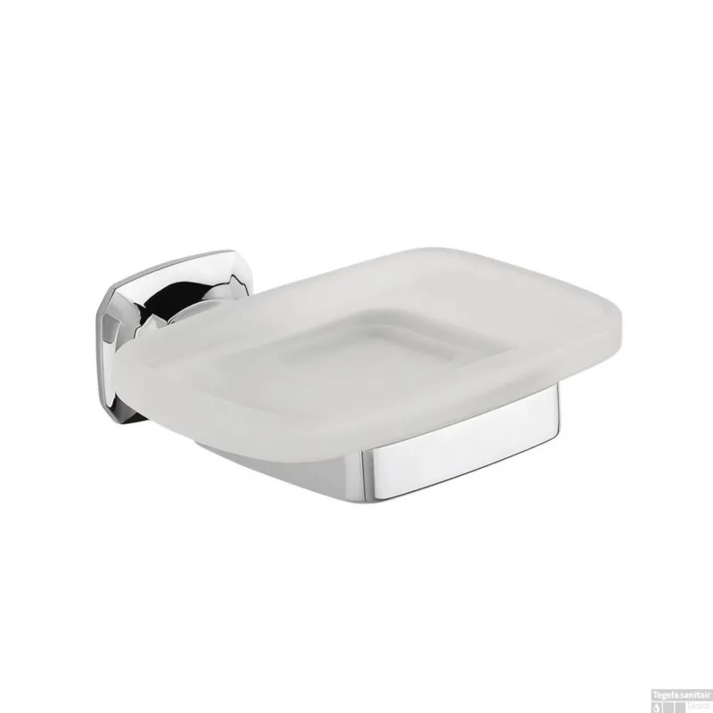 Zeephouder Sapho Aida Hangend 11.6x4.3 cm Chroom / Satijnglas Nu Kopen