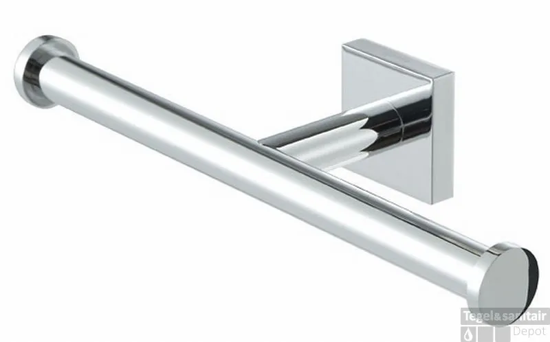 Populair Geesa Nelio Closetrolhouder Dubbel Zonder Klep Chroom