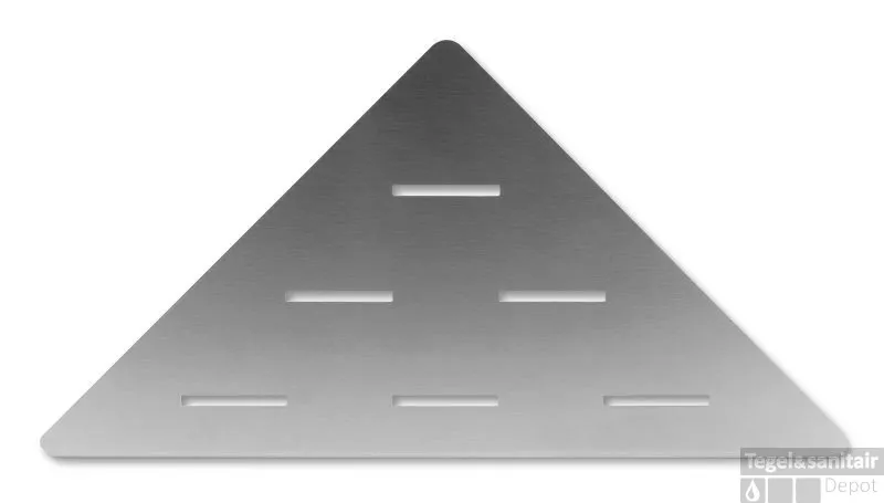 Op = Op Looox Corner Shelf Hoekplanchet 30 X 22 Cm. Rvs Geborsteld