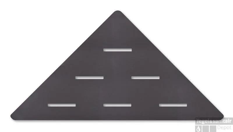 Looox Corner Shelf Hoekplanchet 30 X 22 Cm. Antraciet Populair