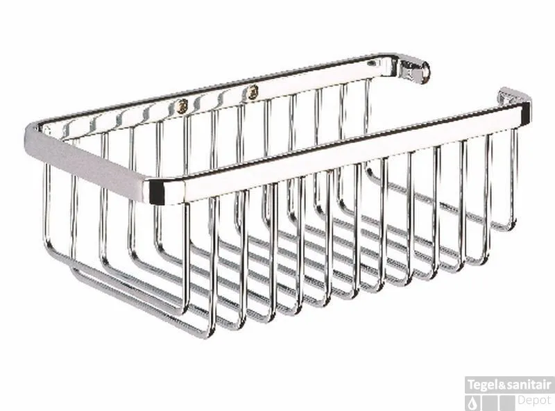 Dagaanbieding Geesa Basket Fles- En Sponshouder 265x125x85 Mm. Chroom