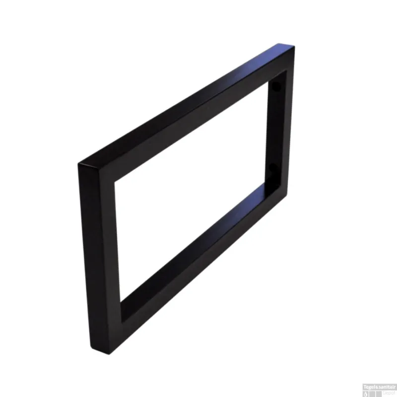 Wastafelbeugel Sanicare 21x43 cm Zwart (per stuk) Lage Kosten
