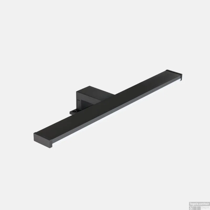 Populair Sanimex Spiegelverlichting Njoy Avola 40x10.9x4.4 cm Mat Zwart