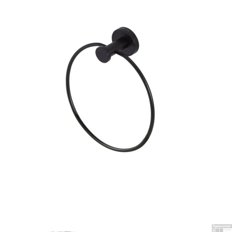 Koop Online Handdoekring Geesa Nemox Zwart