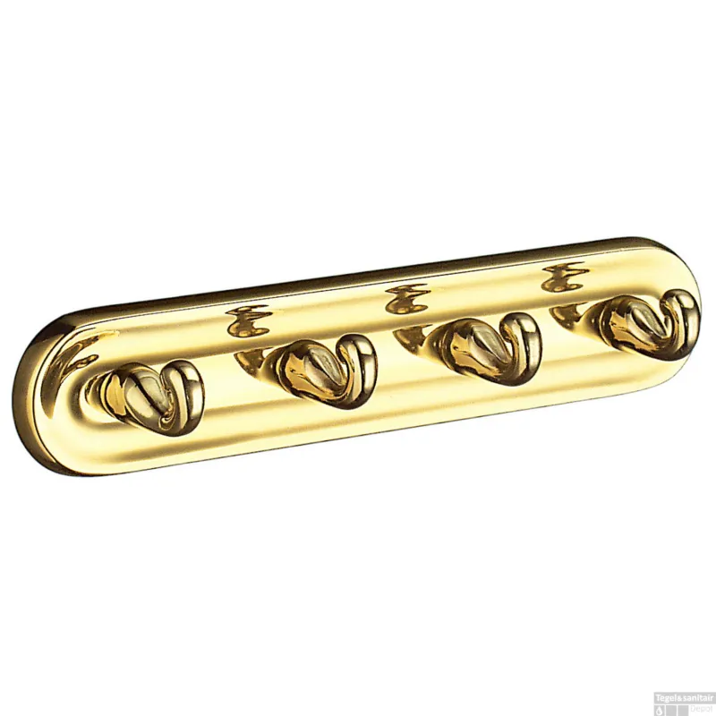 Hakenrek Smedbo Villa 23 x 4.4 x 4.4 cm Gepolijste Messing Populair