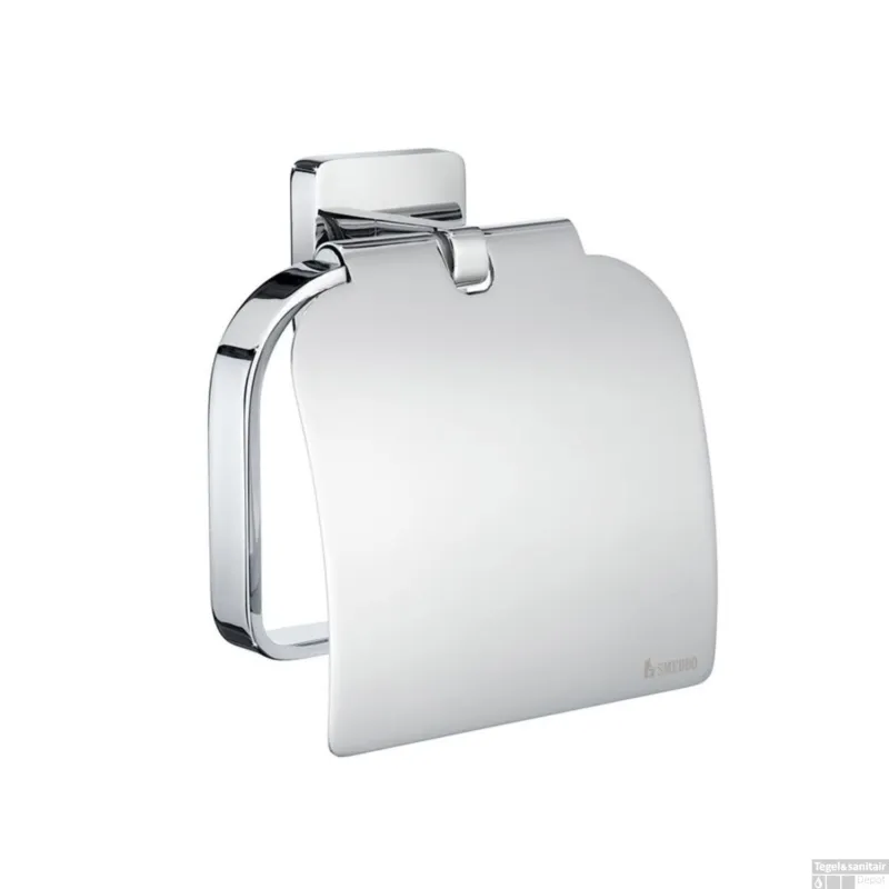 Toiletrolhouder Smedbo Ice met Klep Chroom Merkproduct