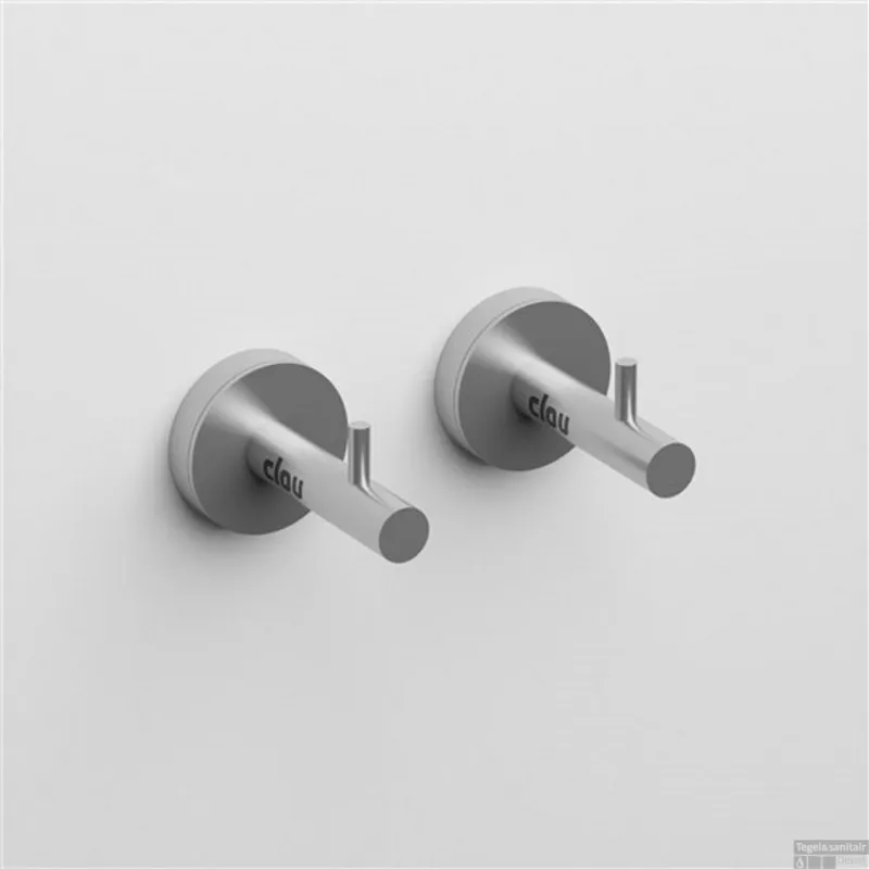 Badjashaken Clou Slim Set 2 Stuks RVS Geborsteld Lage Kosten