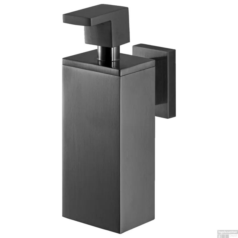 Koopje Zeepdispenser Haceka Edge Geborsteld Grafiet