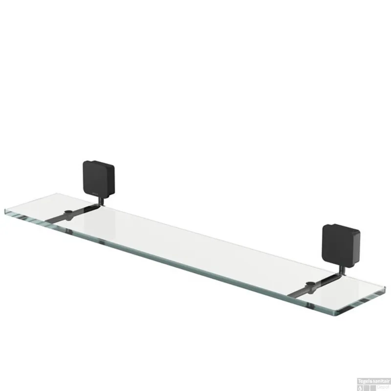 Shop Nu Planchet Geesa Topaz Met Glas en Muurbeugel Mat Zwart