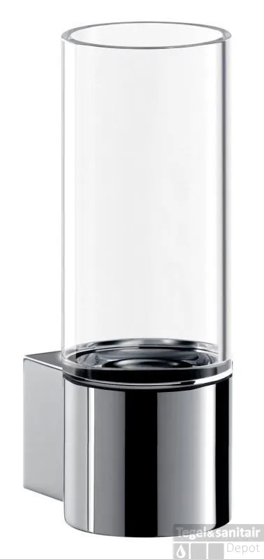 Laatste Kans Emco System 2 Glashouder Met Glas Chroom
