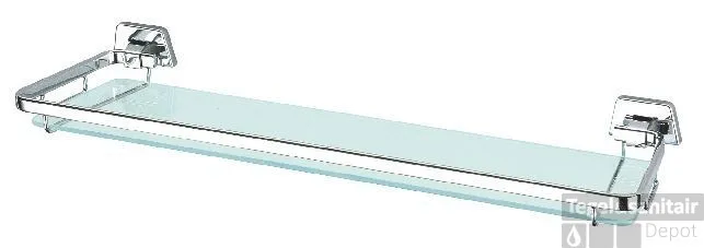 Geesa Standard Collection Planchet 60 Cm. Met Glasplaat Chroom Favoriet