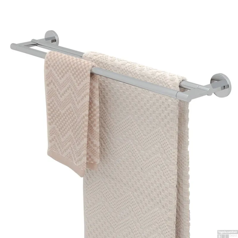 Direct Verzonden Tiger Noon Handdoekenrek Dubbel Chroom 5x60x12.5 cm