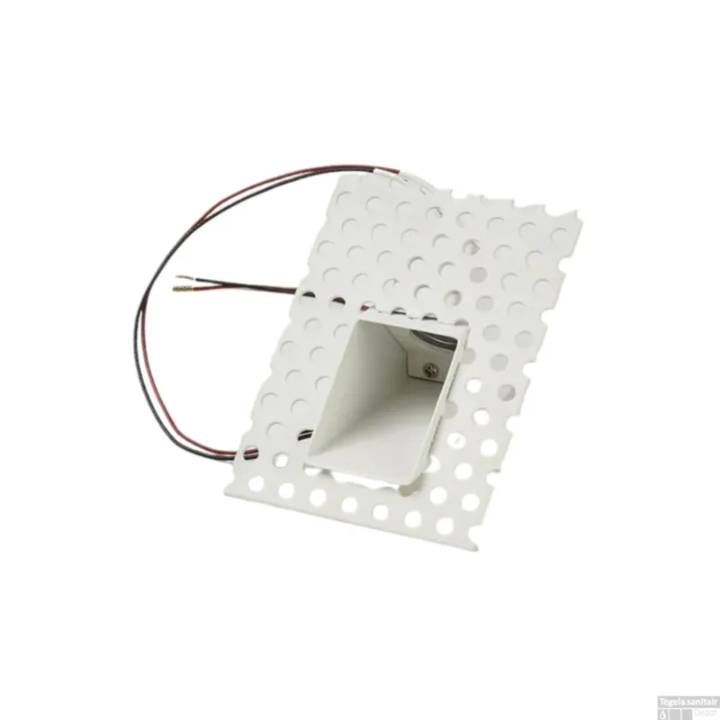 Inbouw Led-Spot Bellezza Bagno Jim IP20 3000 Kelvin 8x6x11 cm MOD1W LED Mat Wit Actieprijs