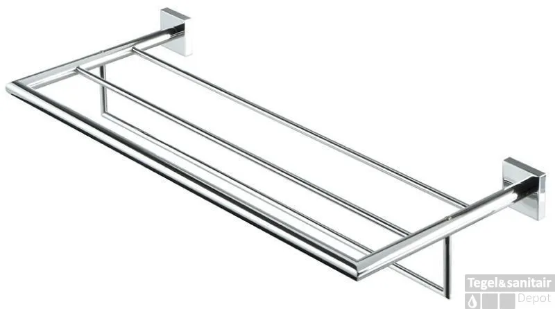 Exclusieve Aanbieding Geesa Nelio Badhanddoekplateau 60 Cm. Chroom