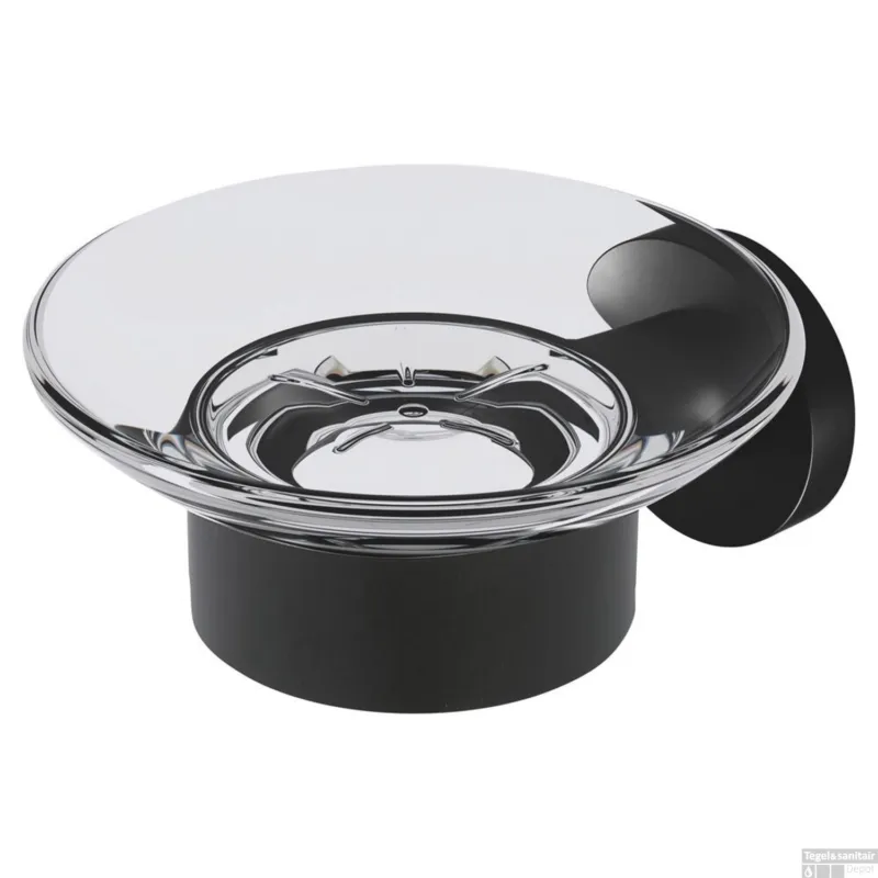 Zeephouder Geesa Nemox Hangend Glas Zwart Op = Op