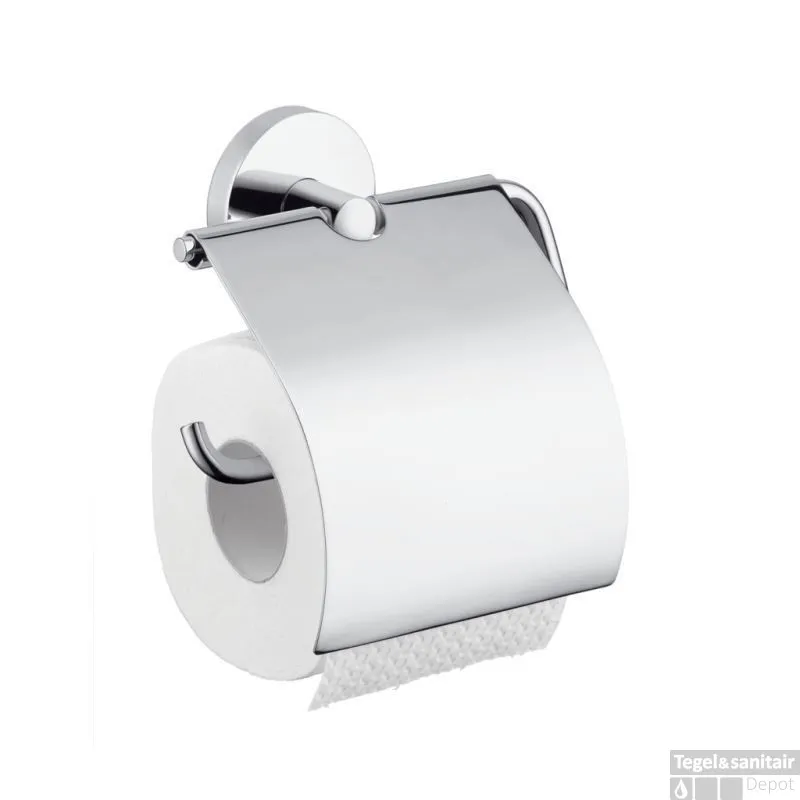 Hansgrohe E/s Closetrolhouder Met Klep Brushed Nickel Direct Verzonden