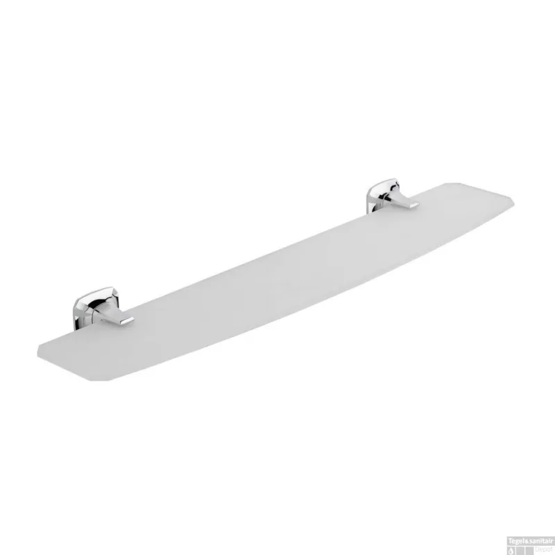 Must-Have Glazen Planchet Sapho Aida 56x4 cm Chroom / Satijnglas