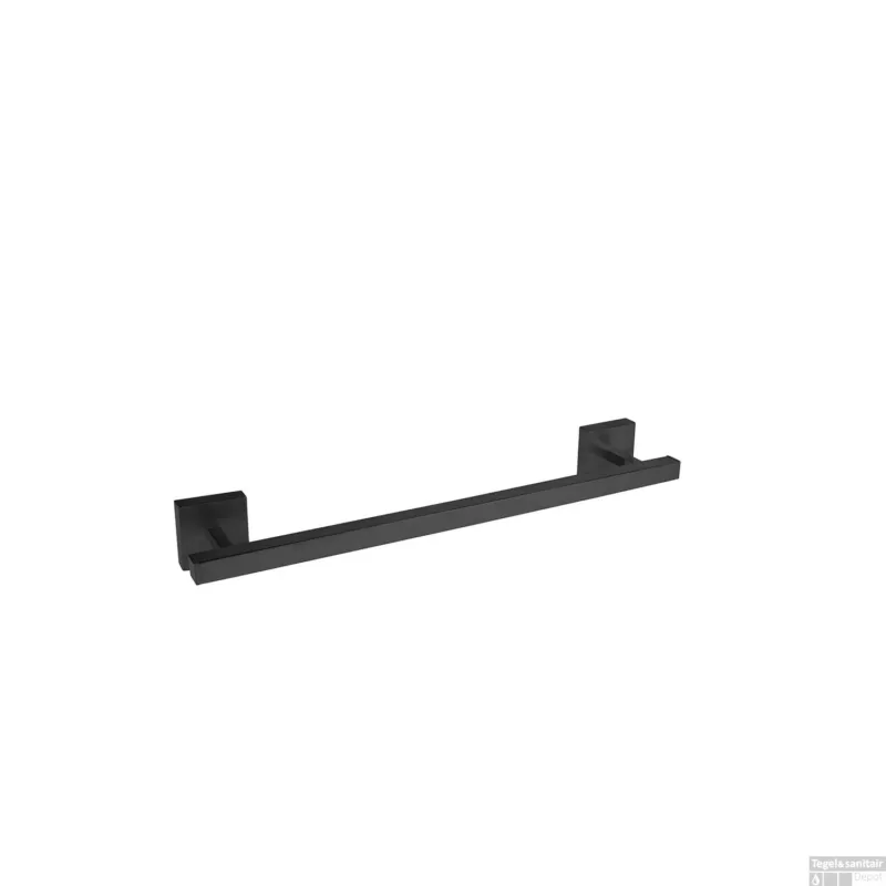 Handdoekhouder Tres Cuadro 40 cm Mat Zwart Premium