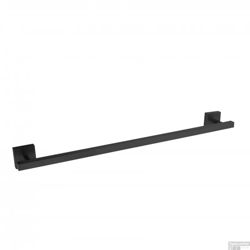 Beperkt Aanbod Handdoekhouder Tres Cuadro 60 cm Mat Zwart