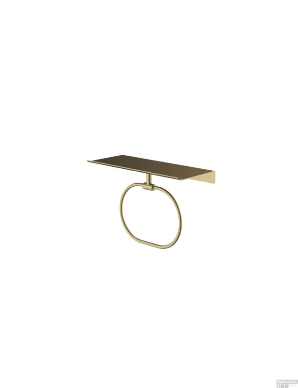 Seizoensaanbieding Hotbath &More Handdoekring voor Planchet serie Geborsteld messing PVD