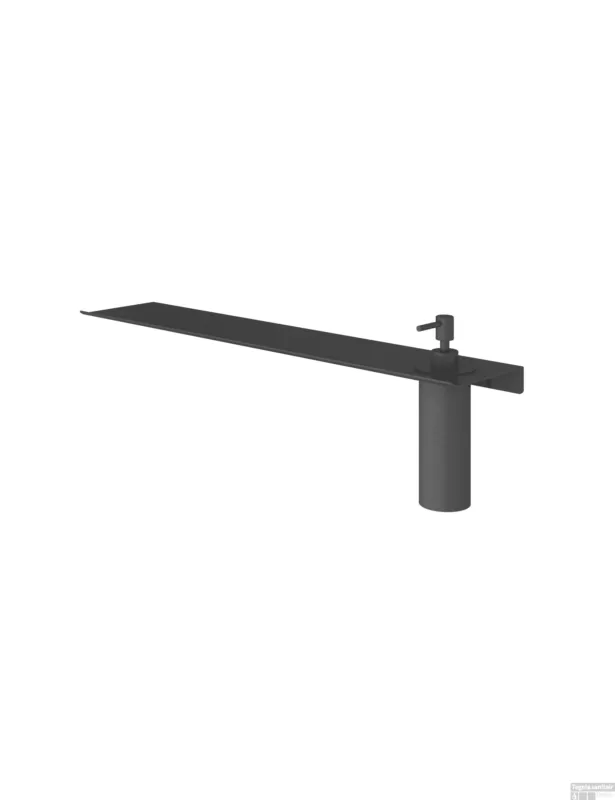 Hotbath &More Zeepdispenser voor Planchet serie Geborsteld zwart PVD Lage Kosten