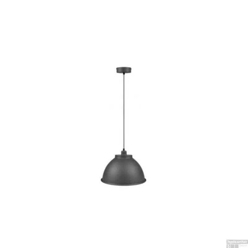 Hanglamp Sanimex Njoy Industrieel IP20 Met E27 Fitting 380x250 mm Grijs Tijdelijk Beschikbaar