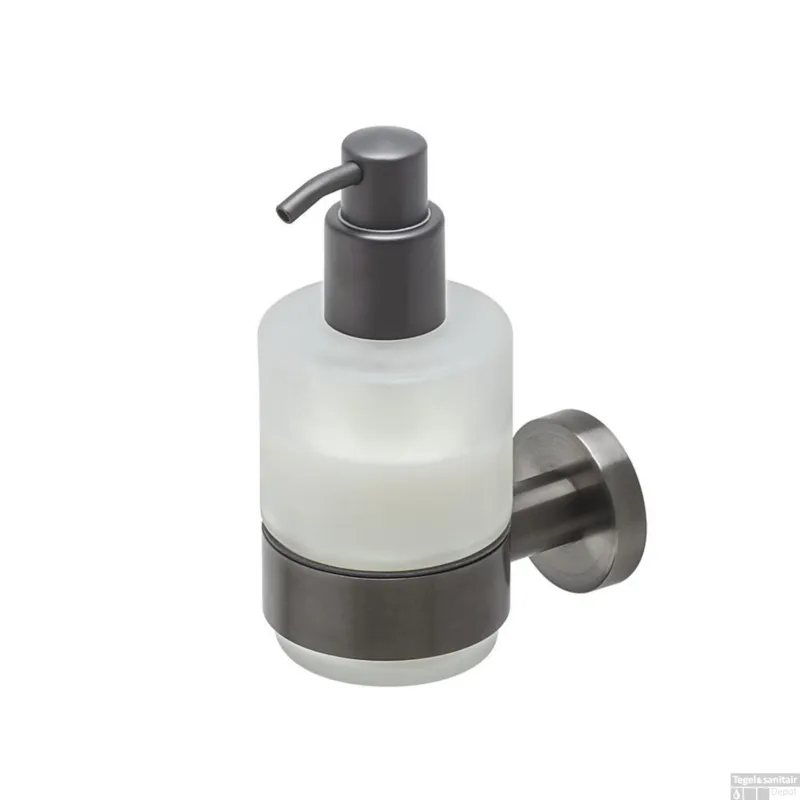 Zeepdispenser Geesa Nemox 200 ml Hangend Geborsteld Zwart Laatste Kans