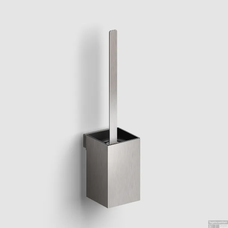 Flitsaanbieding Toiletborstelgarnituur Clou Fold 35,3 x 8 cm Geborsteld RVS