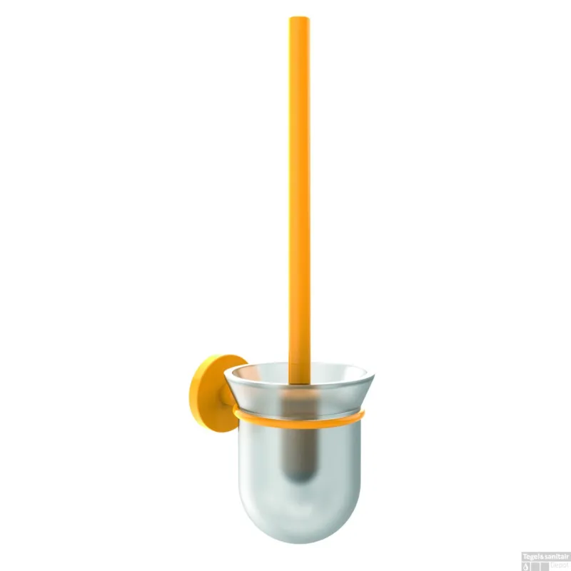 Toiletborstelgarnituur BWS Ducky Geel Dagaanbieding
