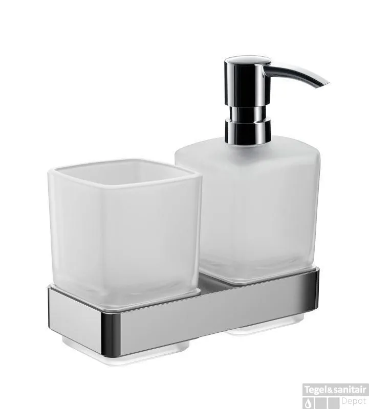 Emco Loft Glashouder / Zeepdispenser Chroom Meest Verkocht