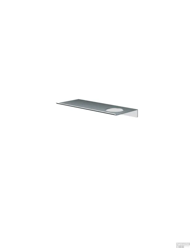 Hotbath &More Planchet 30 cm inclusief bevestigings rails met 1 uitsparing voor een zeepdispenser of beker RVS 316 Snelle Levering