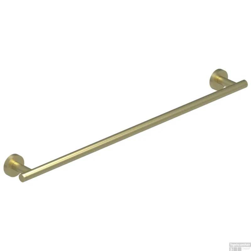 Weekendaanbieding Handdoekrek IVY Enkel Wandmodel 60 cm Geborsteld Mat Goud PVD