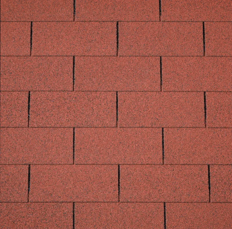 Bitumen Dakshingles recht rood per 3m2 Laatste Versie
