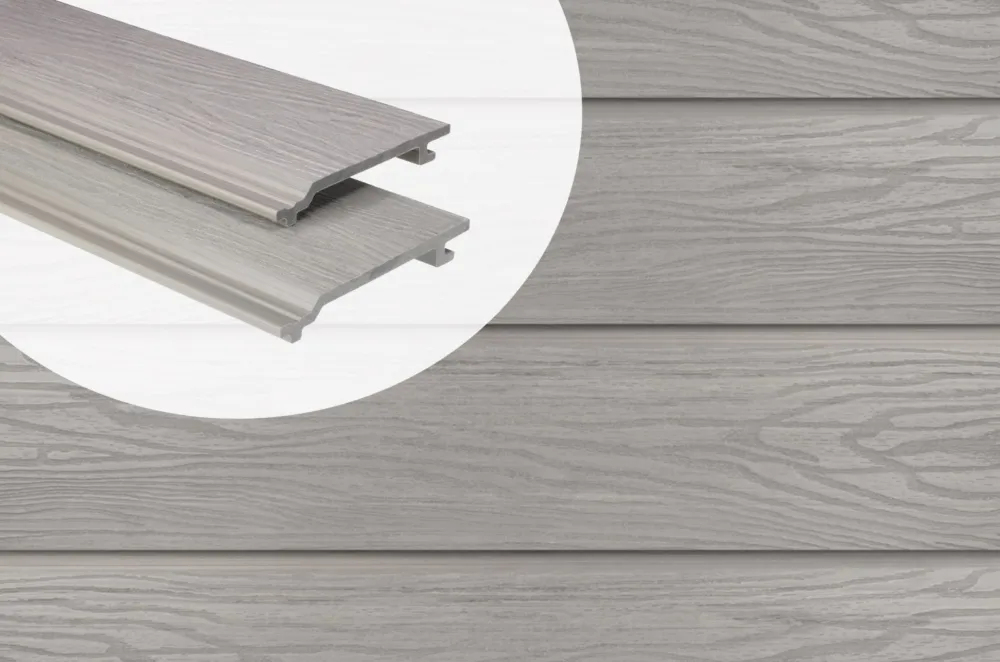 Beperkt Aanbod Gevelbekleding Composiet Timmdek Channelsiding 2x15x290 cm Aspen