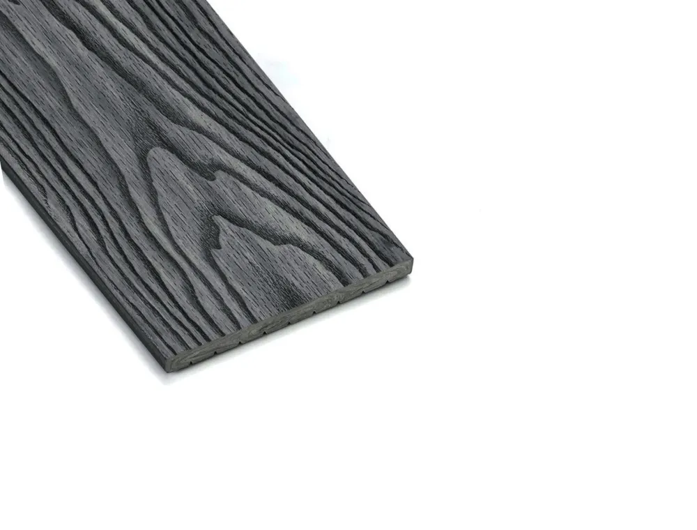 Weekendaanbieding Kantplank Composiet Timmdek The Alps 1.1x14x230cm Black Wood