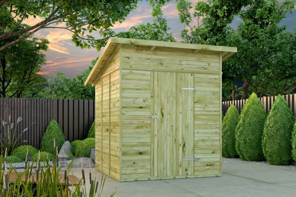 Bestel Nu Tuinberging / Tuinhuisje Olaf 204x197x240cm Geimpregneerd Wanddikte 16 mm