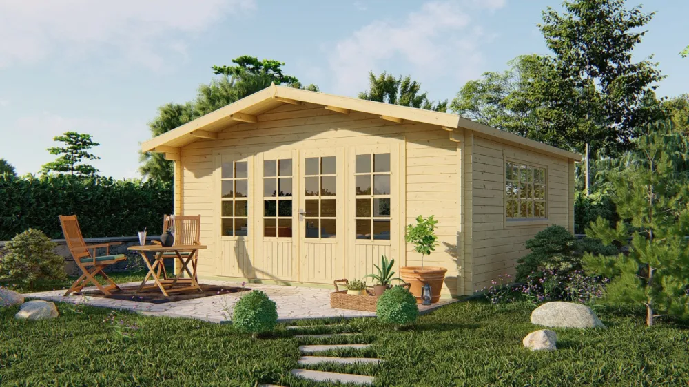 Blokhut Southampton Onbehandeld 540x580x276cm Nu Kopen