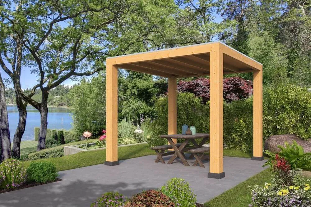 Betaalbaar Doe Het Zelf Overkapping Renesse 300x313cm - Doe het zelfbouw