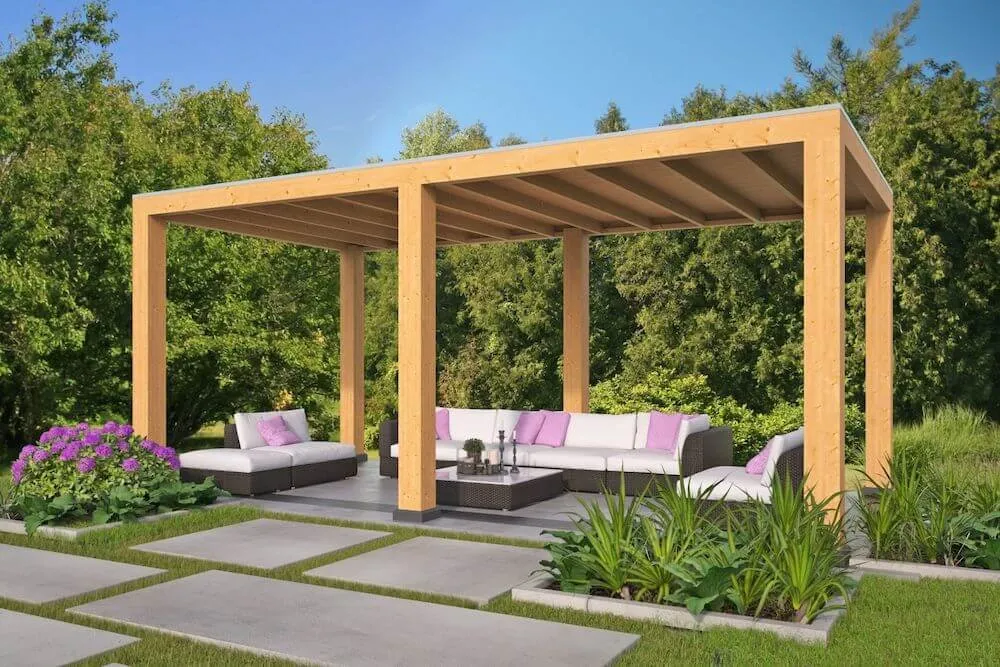 Doe Het Zelf Overkapping Renesse 600x313cm - Doe het zelfbouw Bestel Nu