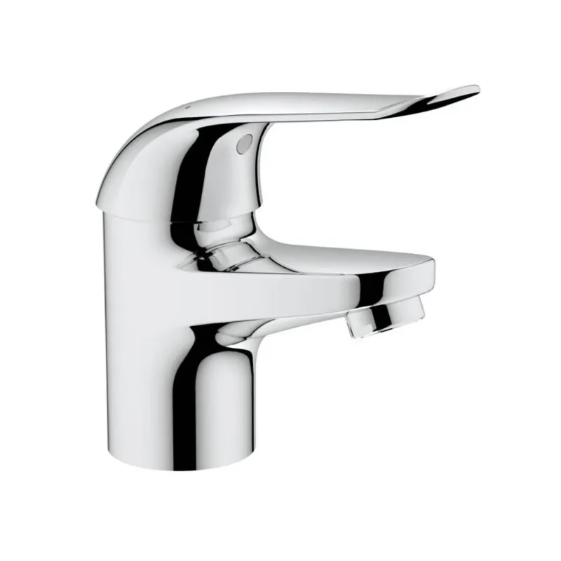 Euroeco Special Wastafelkraan Laag Met Gladde Body Chroom Lage Kosten