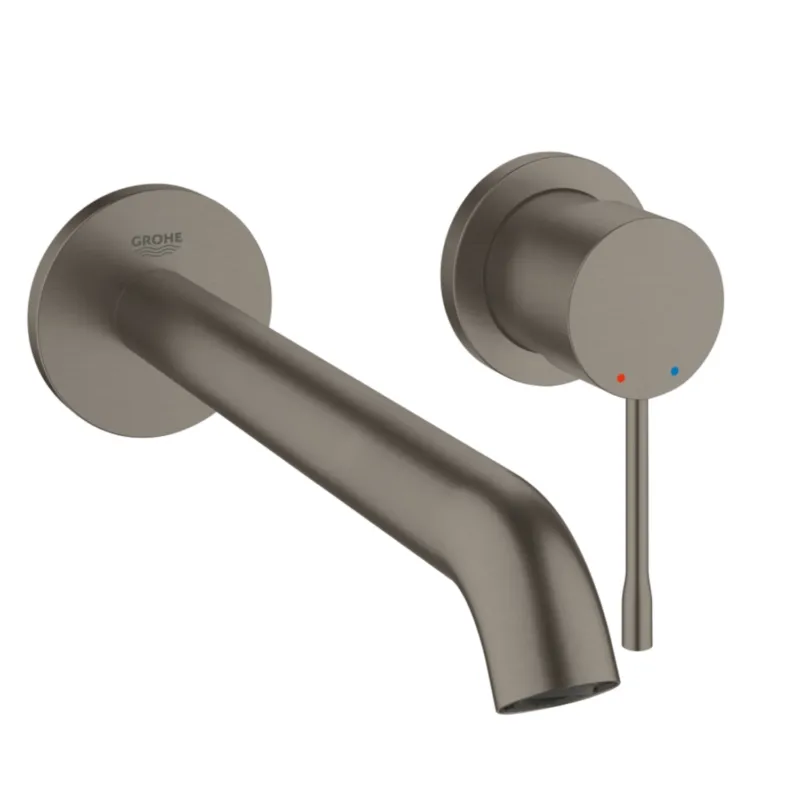 Wastafelkraan Grohe Essence Inbouwkraan 23cm Hard Graphite Geborsteld (excl. inbouwdeel) Rechtstreeks Van De Fabrikant