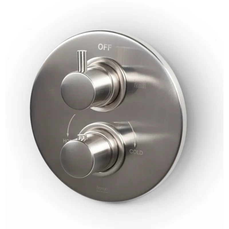 Inbouw Douchekraan Bongio Squadra Thermostatisch met 2-Weg Mechanisch Omstel RVS Premium