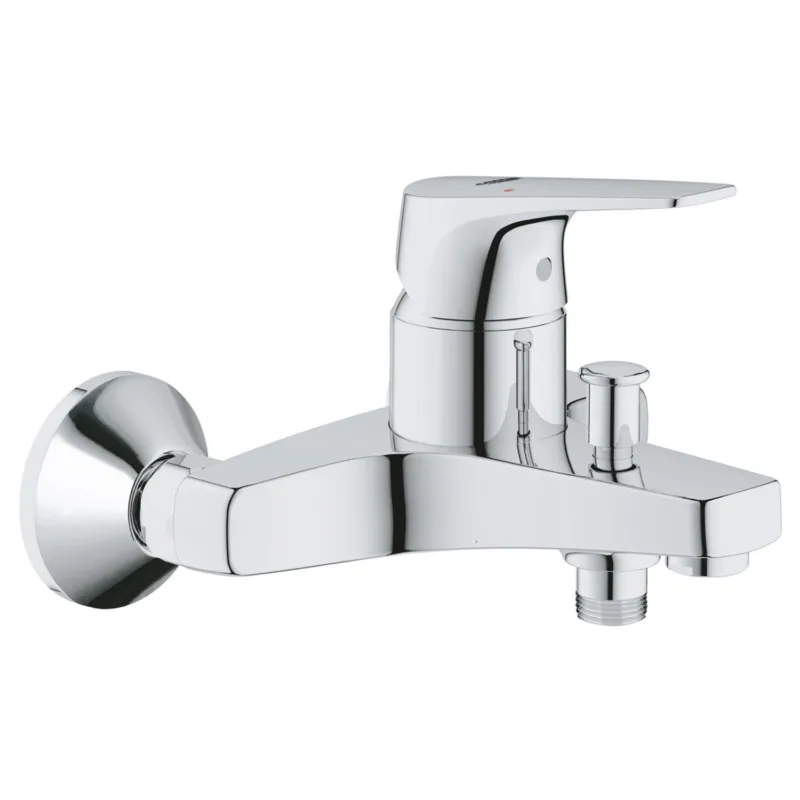 Badkraan Grohe Start Flow met Omstel en Koppelingen Chroom Alleen Vandaag
