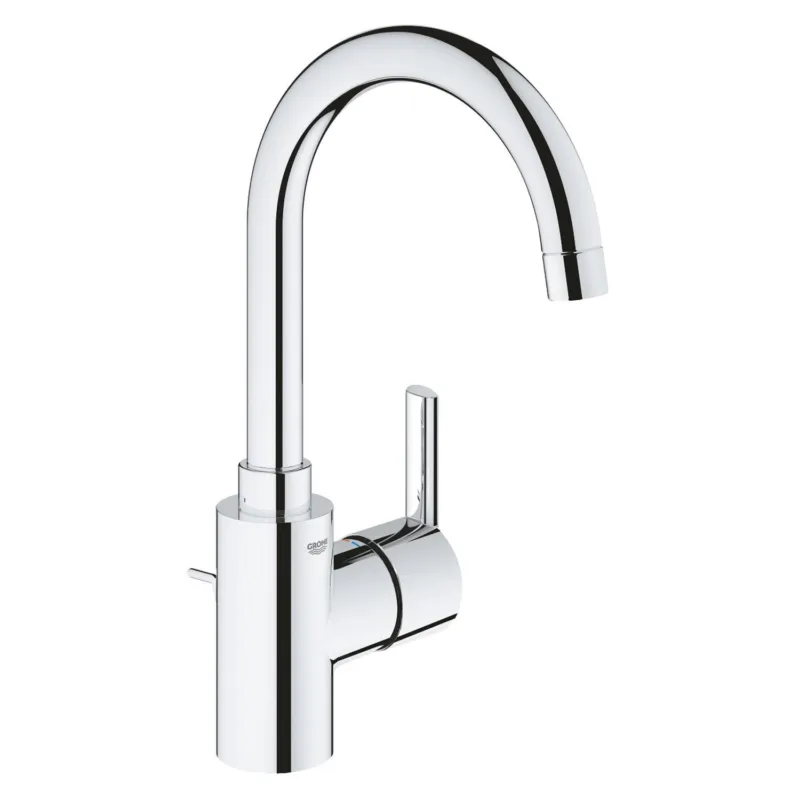 Wastafelkraan Grohe Feel 1-gats L-size met Hoge Draaibare Uitloop Chroom Beste Prijs
