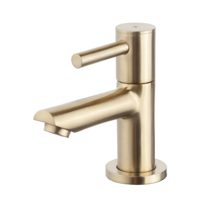Fonteinkraan BWS Toiletkraan Met Keramisch Binnenwerk Geborsteld Messing Goud Express Levering